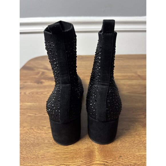 Kenneth Cole Reaction Women's Rida Stretch Jewel Dress Booties Black Size 9 - Picture 3 of 8